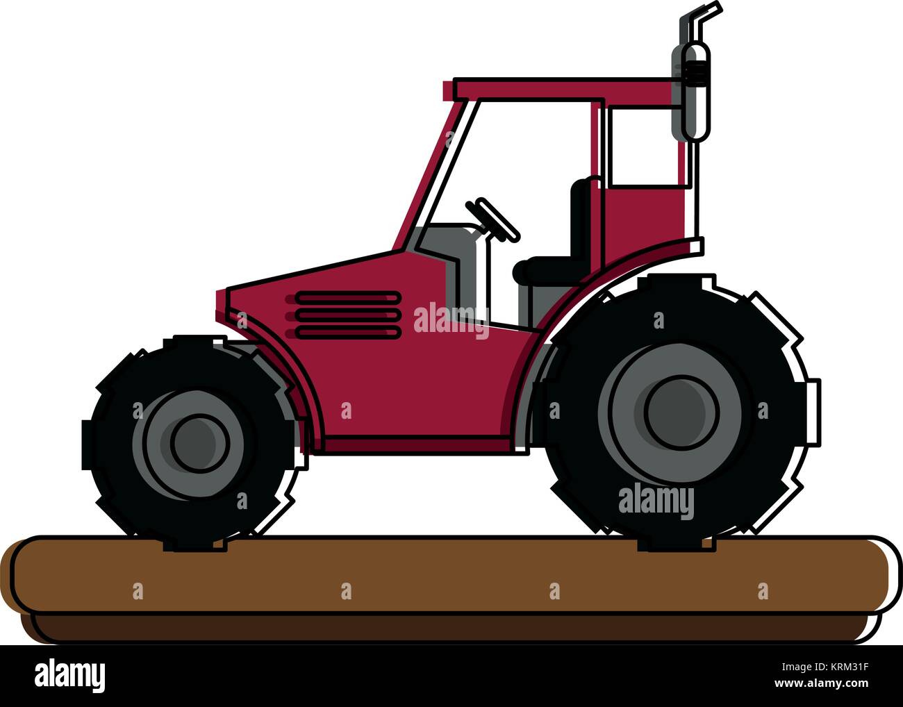 farm tractor vehicle Stock Vector Image & Art - Alamy