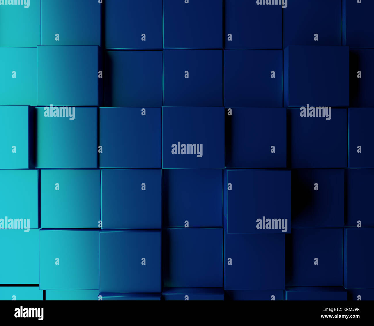 blue metallic cubes background Stock Photo - Alamy