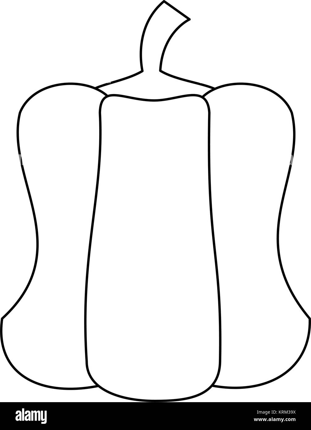 Pepper vegetable isolated Stock Vector Image & Art Alamy