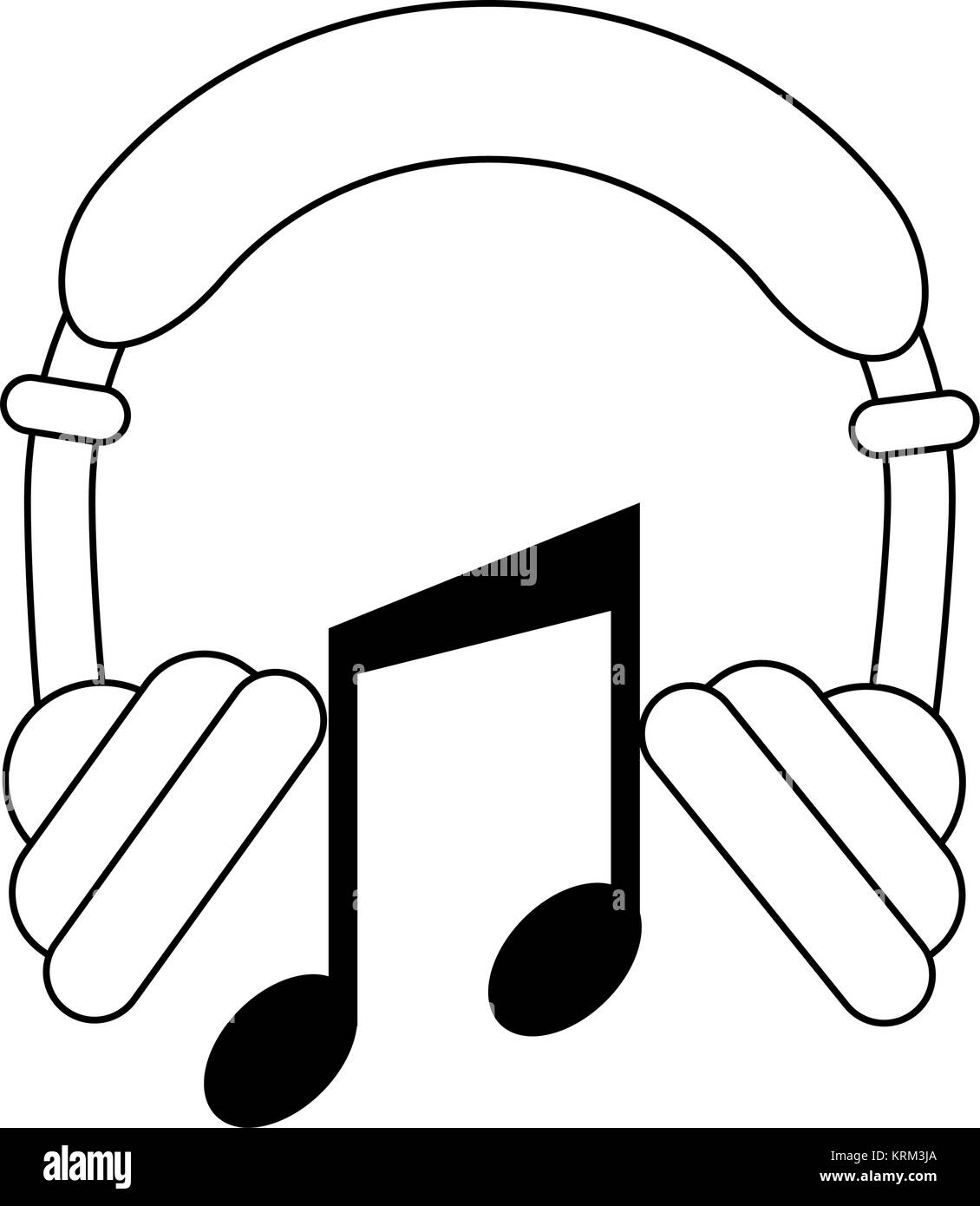 Music headphones device Stock Vector Image & Art - Alamy