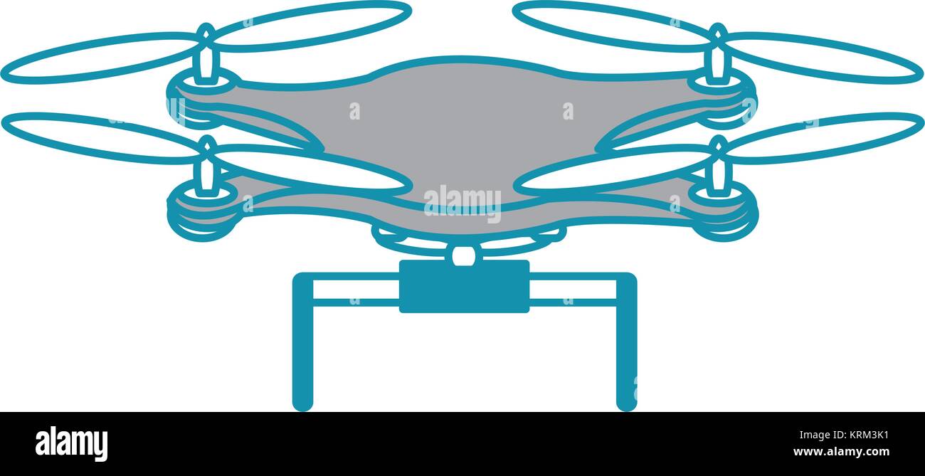 Isolated drone design Stock Vector Image & Art - Alamy