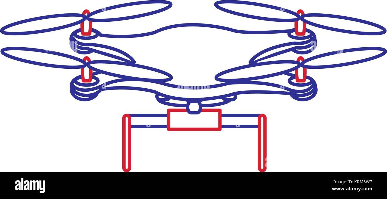 Isolated drone design Stock Vector Image & Art - Alamy