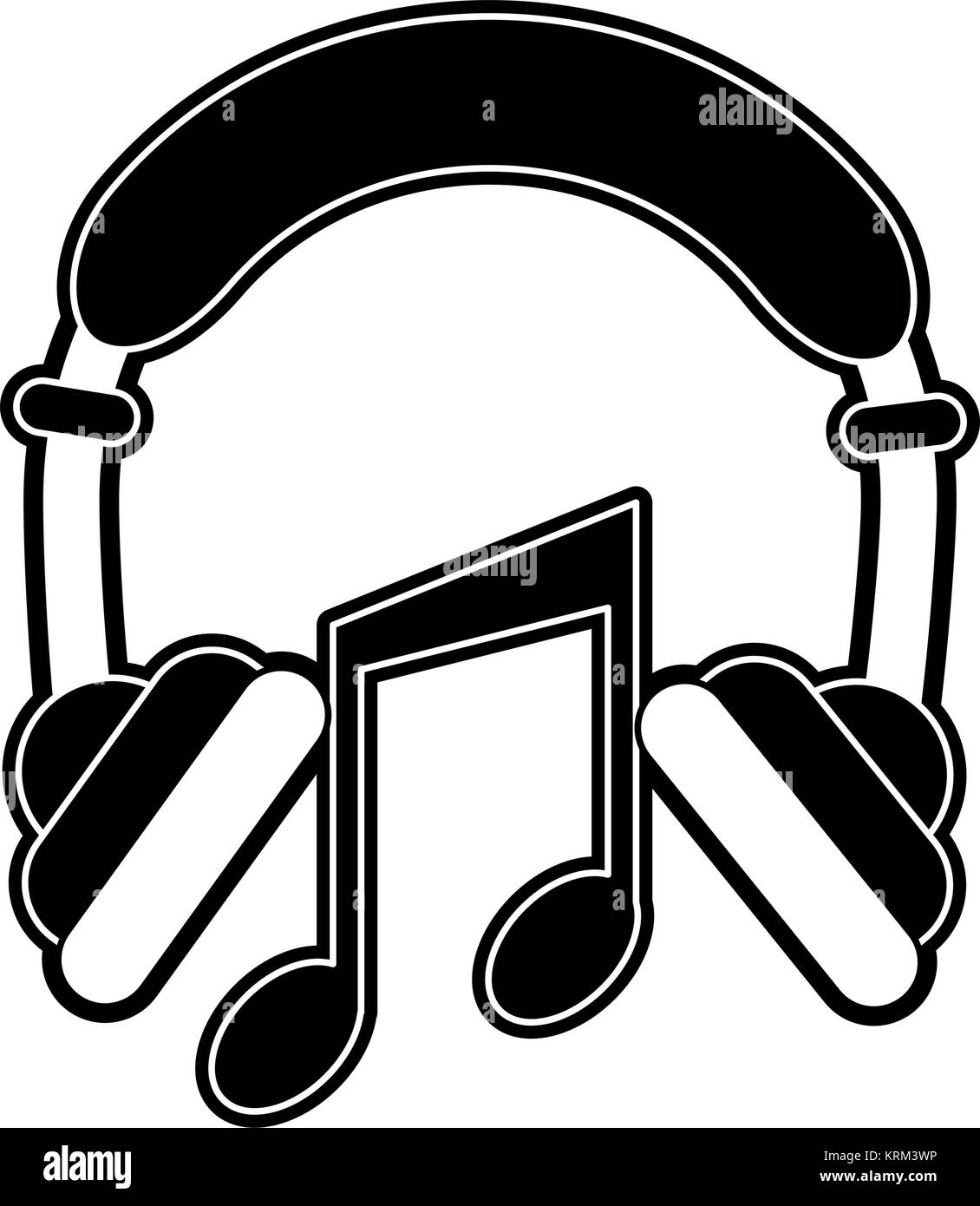 Music headphones device Stock Vector Image & Art - Alamy