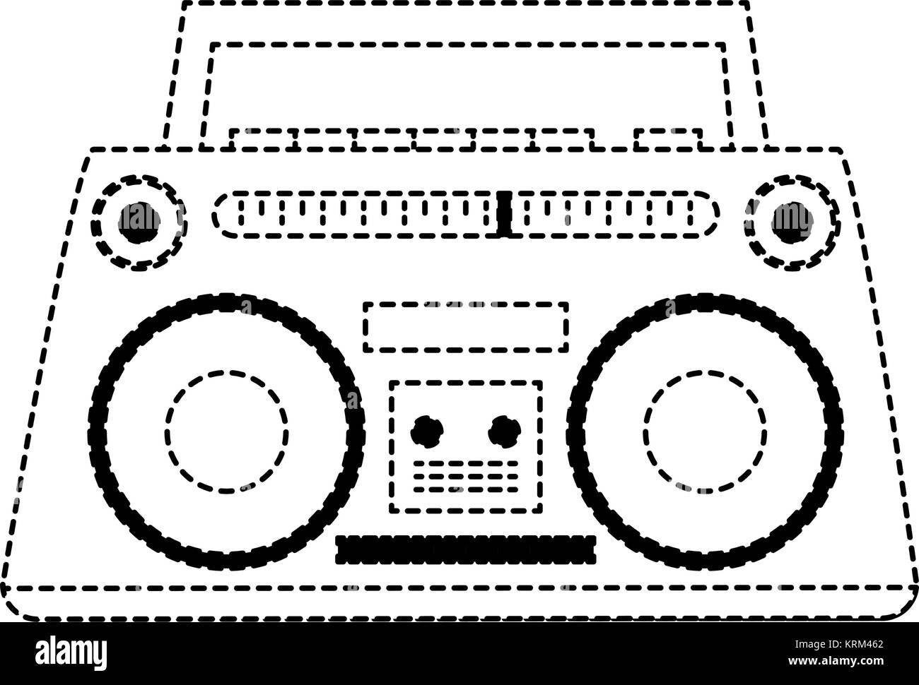 Old radio stereo Stock Vector Image & Art - Alamy