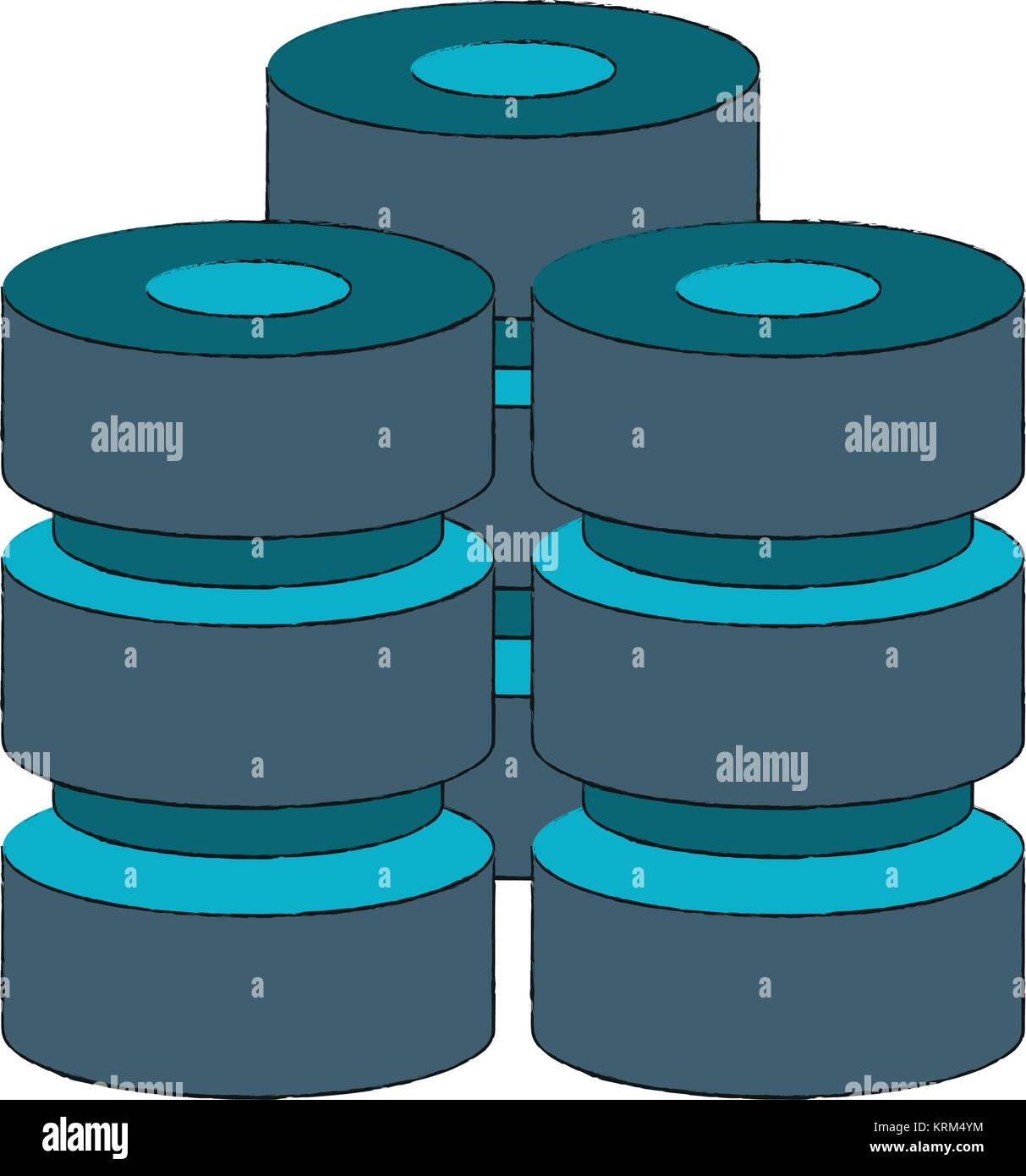 Database technology symbol Stock Vector Image & Art - Alamy