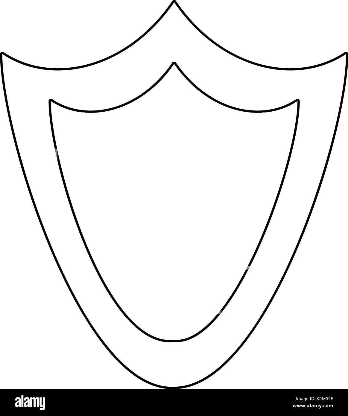 Shield security symbol Stock Vector Image &amp; Art - Alamy
