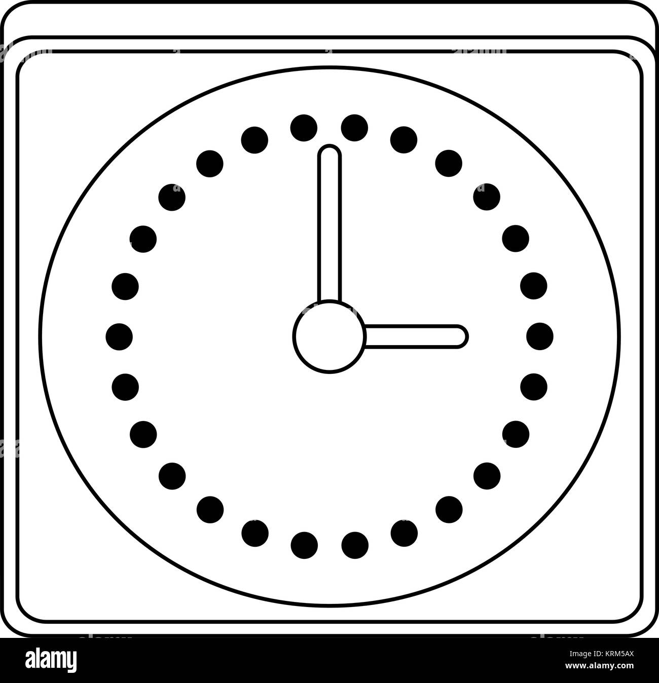 Clock round frame Stock Vector Image & Art Alamy