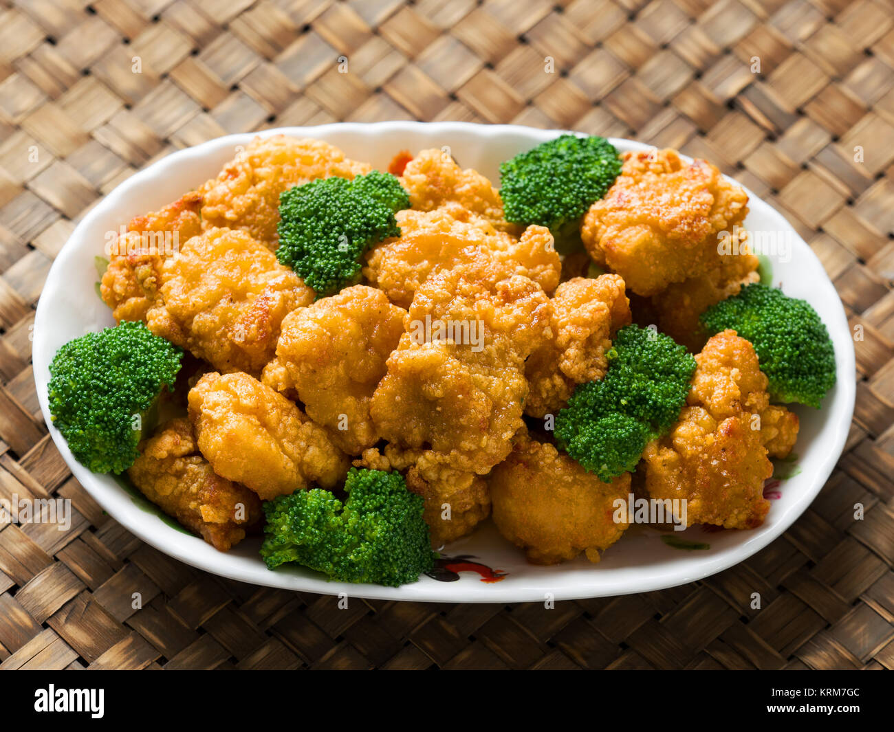 american chinese takeout general tso chicken Stock Photo Alamy