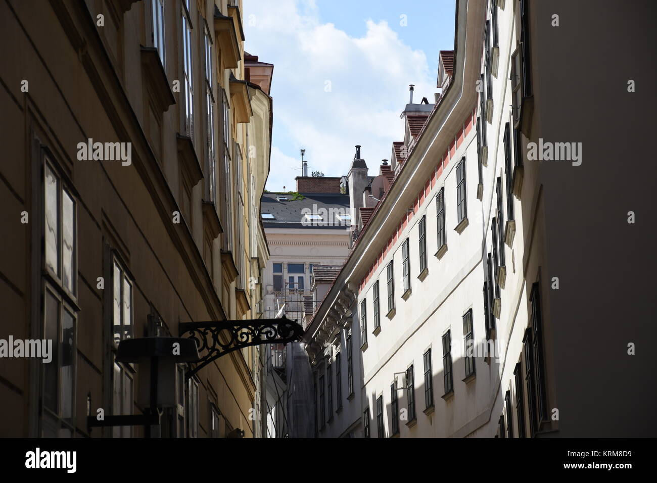 vienna,blutgasse,alley,old town,city center,narrow,blutgassenviertel,middle ages Stock Photo
