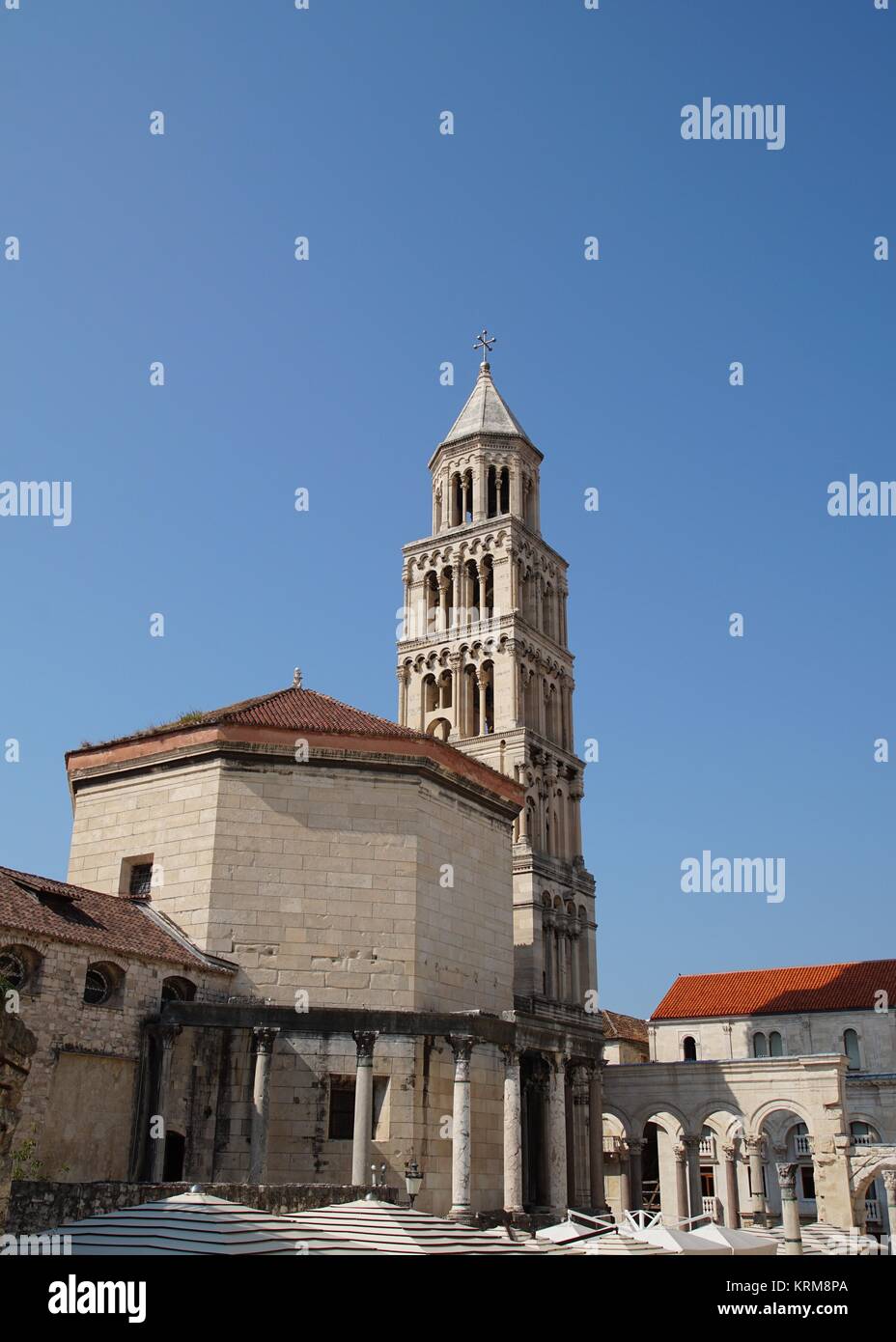 st. domnius cathedral and mausoleum in split Stock Photo