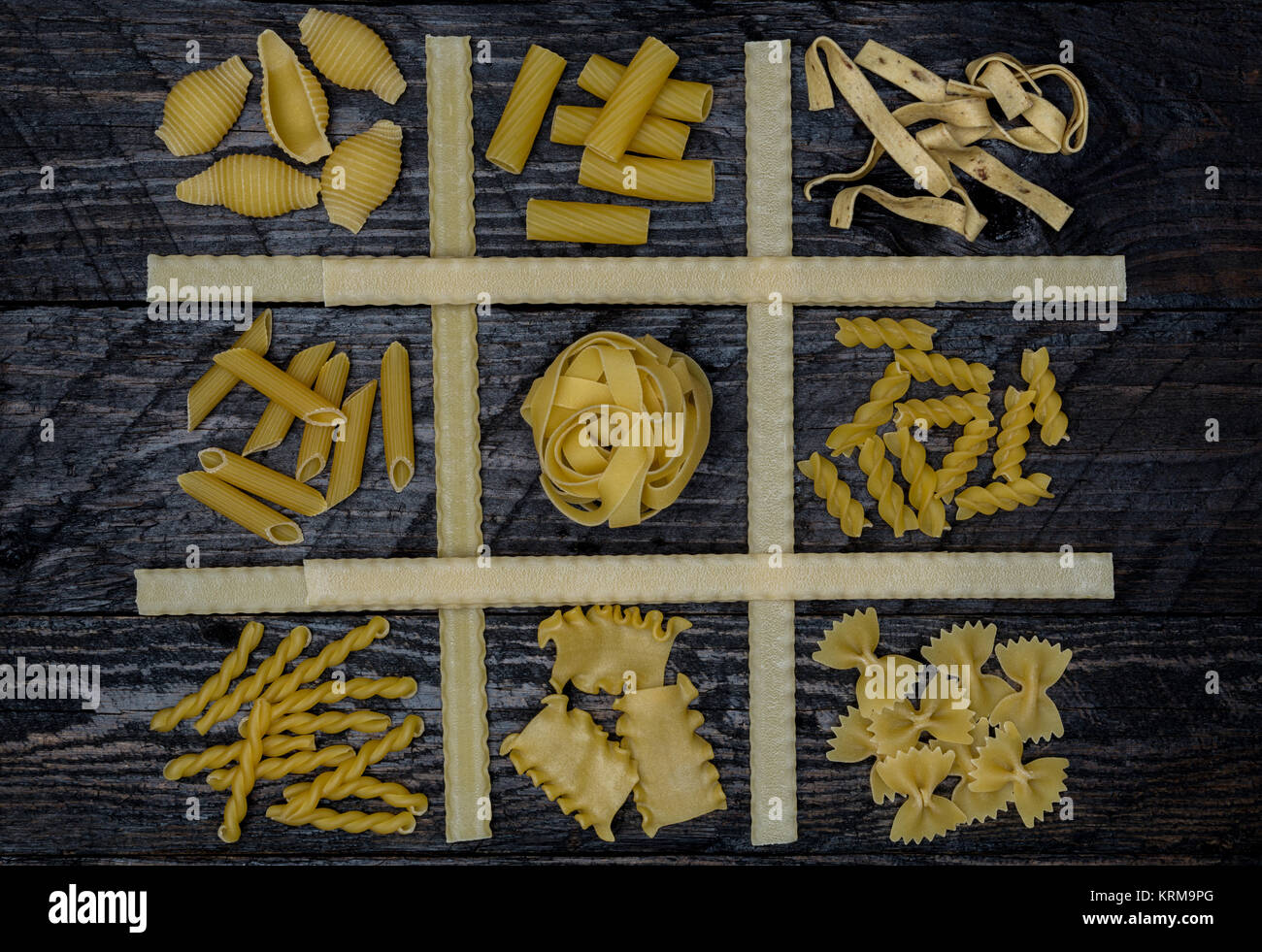 Noodle Making Rustic Noodle concept on dark rustic wood Stock Photo - Alamy