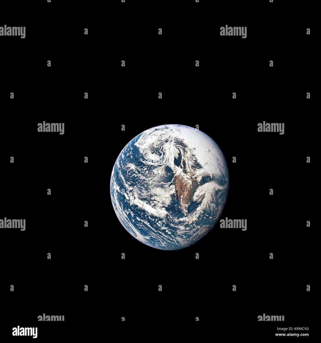 Earth from Apollo 10 Stock Photo