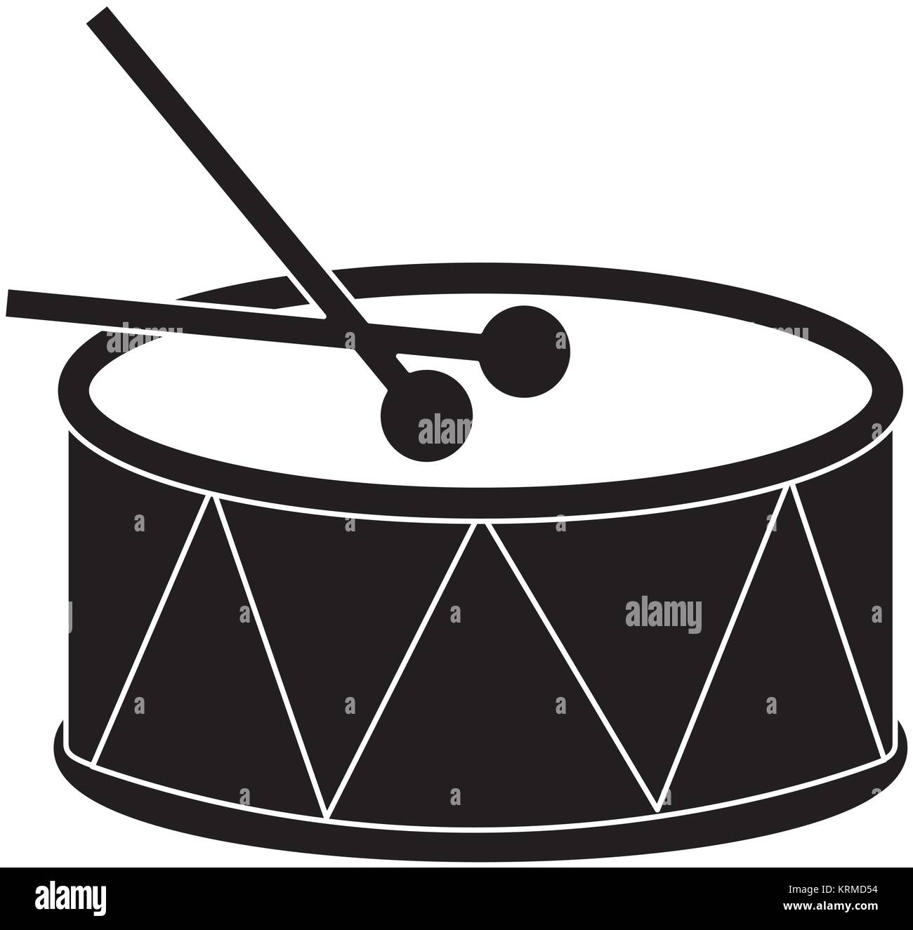 drum with sticks icon image Stock Vector Image & Art - Alamy