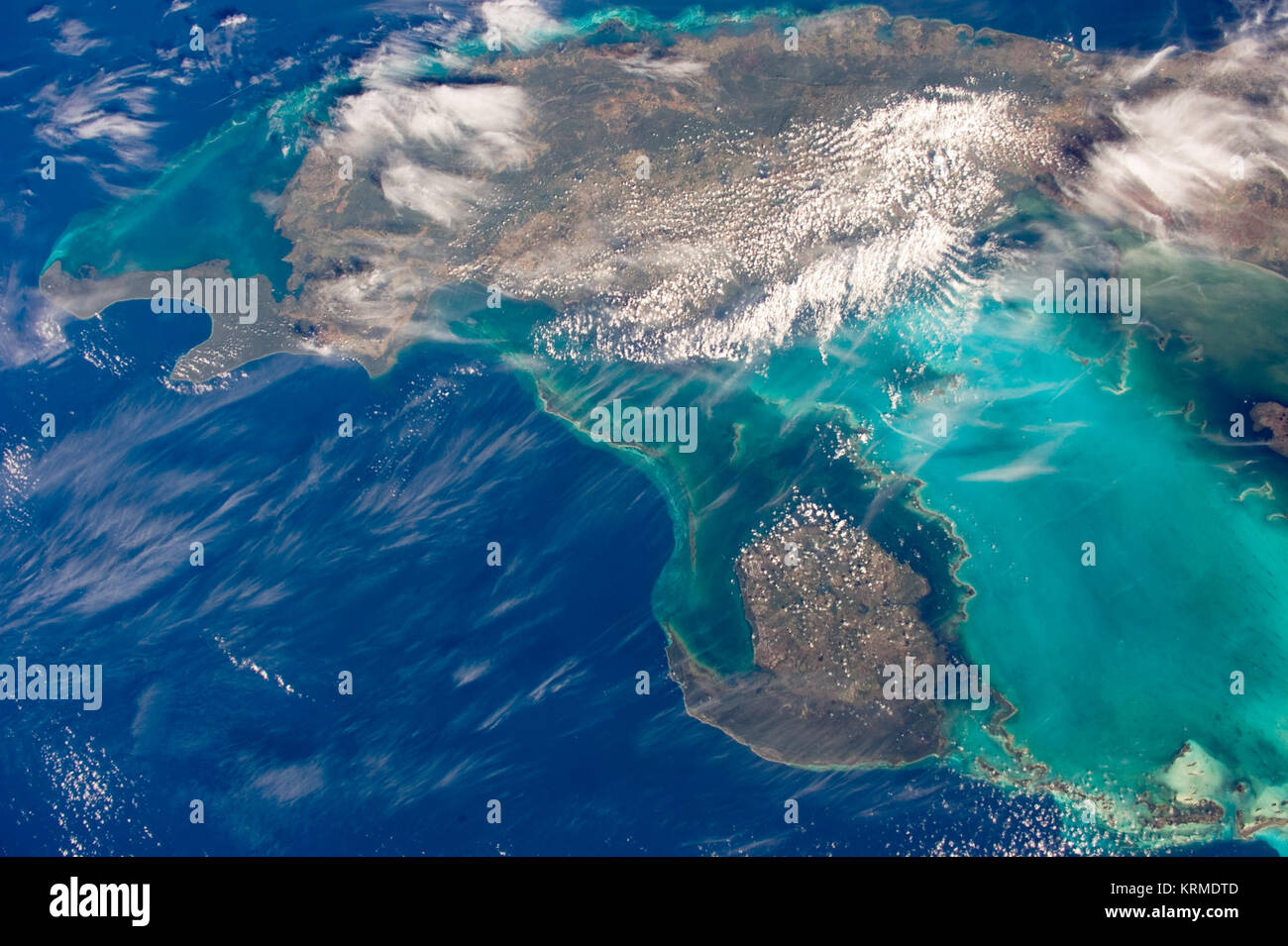 ISS-47 Cuba and Isla de la Juventud Stock Photo
