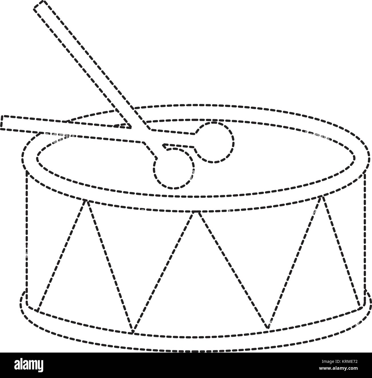 drum with sticks icon image Stock Vector Image & Art - Alamy