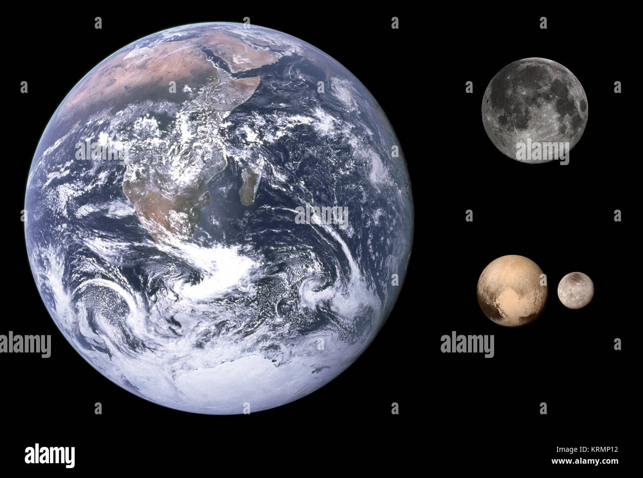 Pluto earth hi-res stock photography and images - Alamy