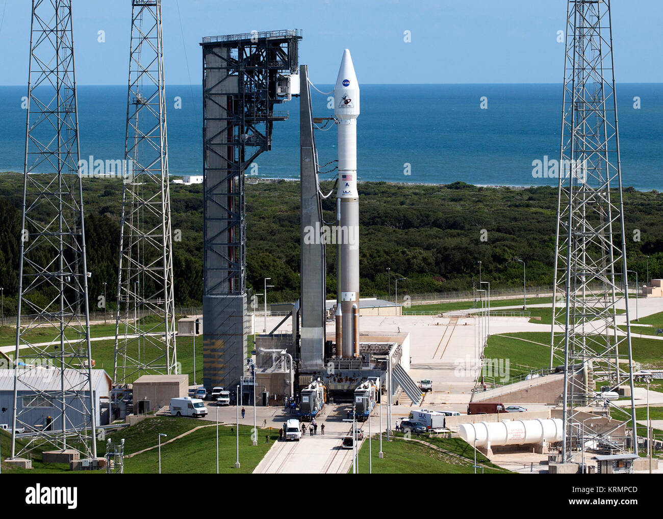 OSIRIS-REx rollout to the Pad 41 for the upcoming launch. OSIRIS-REx launch 28902011064 bd562ec283 o Stock Photo