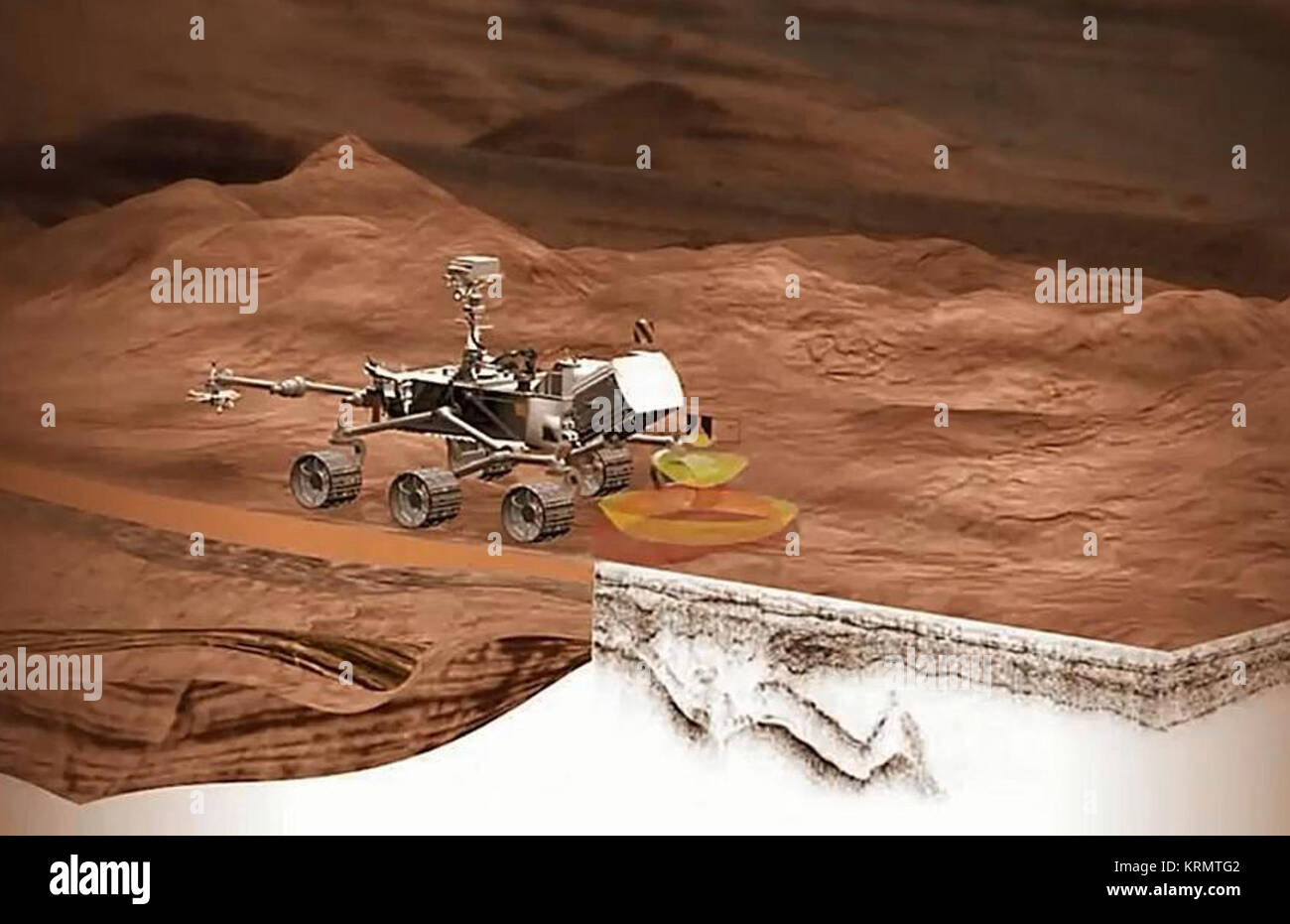 Space exploration artist mars hi-res stock photography and images - Alamy