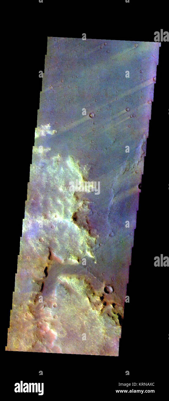 PIA21278 - Syrtis Major Planum - False Color Stock Photo