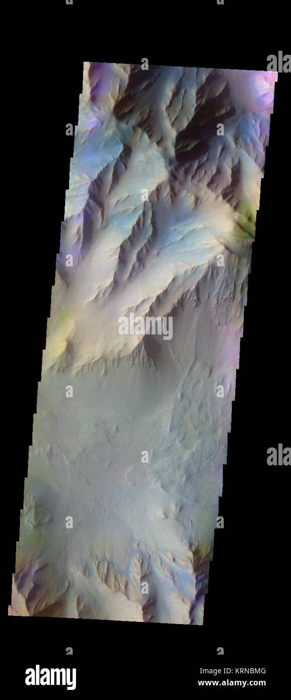 PIA21313 - Coprates Chasma - False Color Stock Photo - Alamy