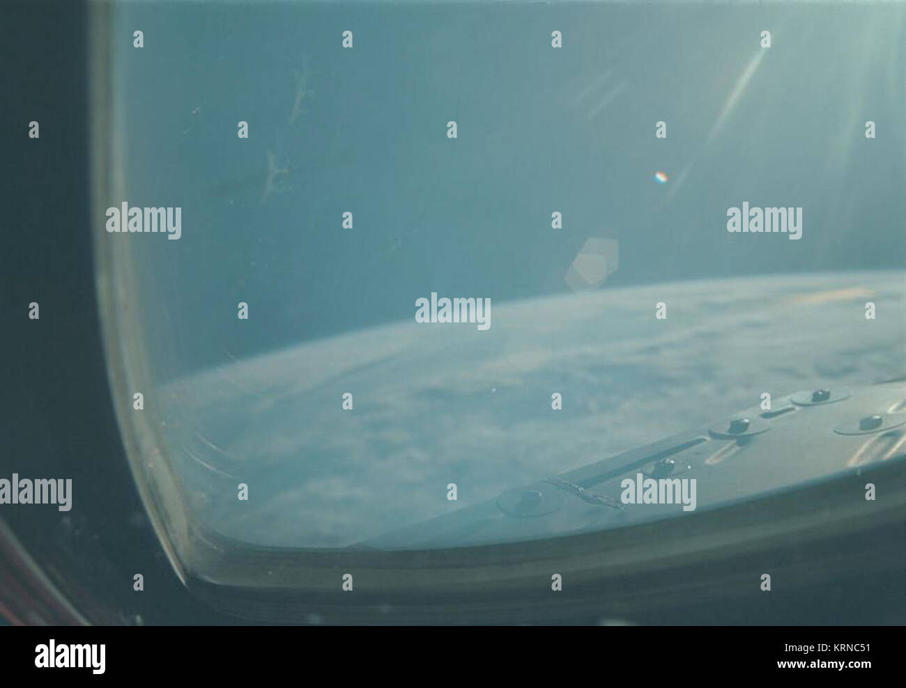 View from Gemini 10 2 Stock Photo