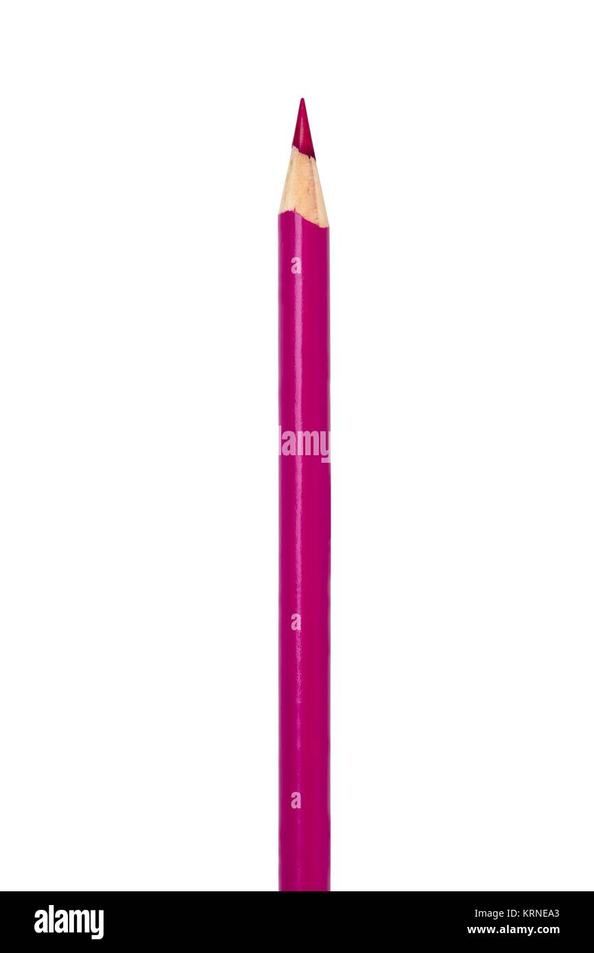 cropped view of pink color pencil Stock Photo Alamy