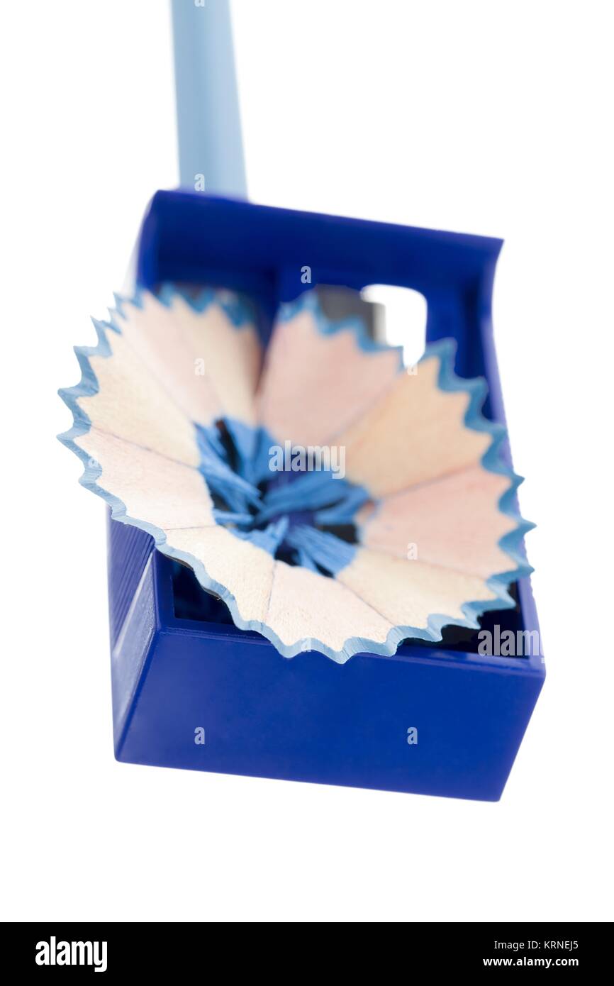 dust and pencil sharpener Stock Photo Alamy