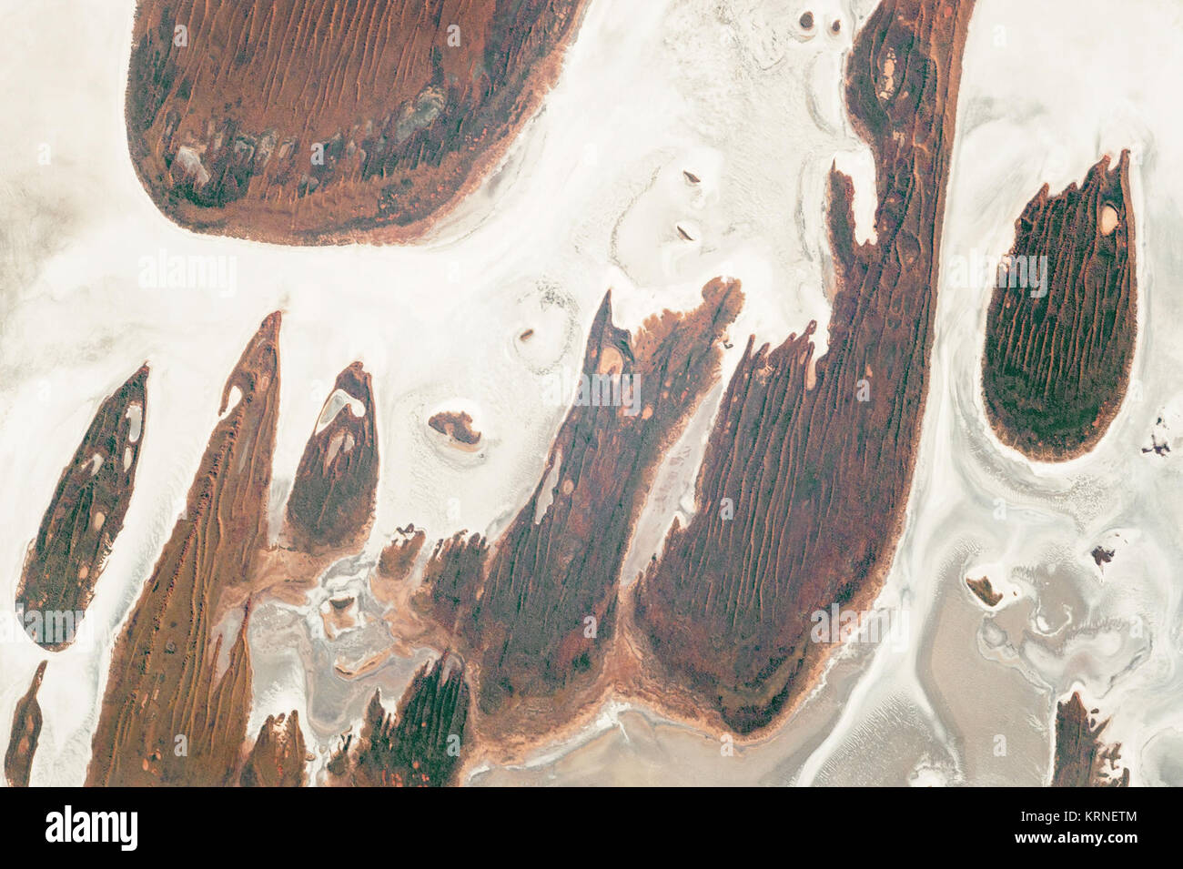 ISS-52 Great Sandy Desert, Australia Stock Photo