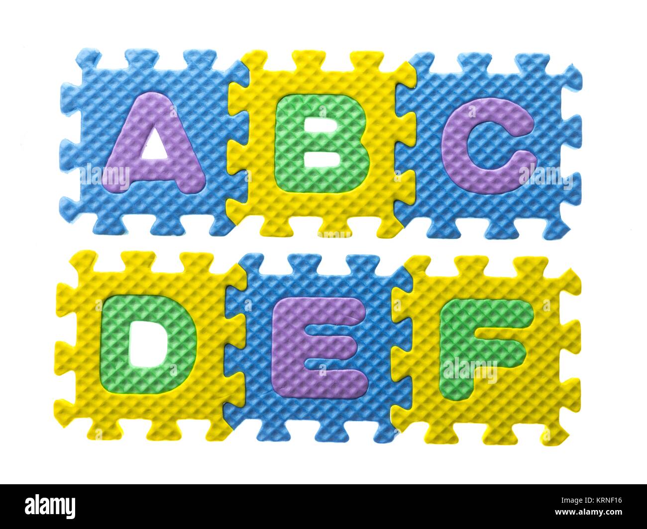 foam puzzle pieces Stock Photo - Alamy