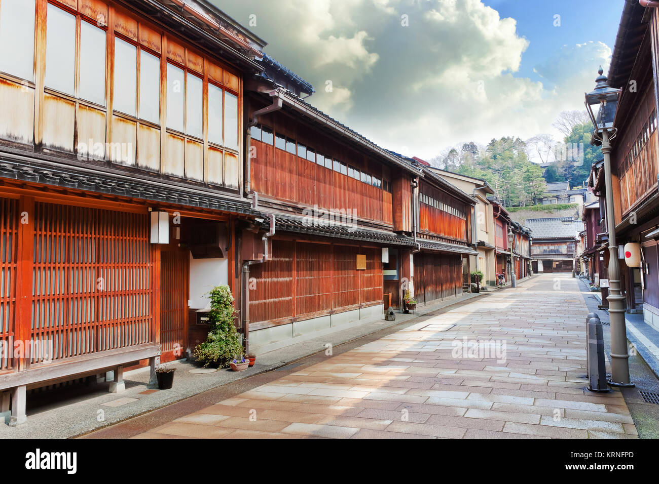 Higashi Chaya Gai Geisha District In Kanazawa Japan Stock Photo Alamy