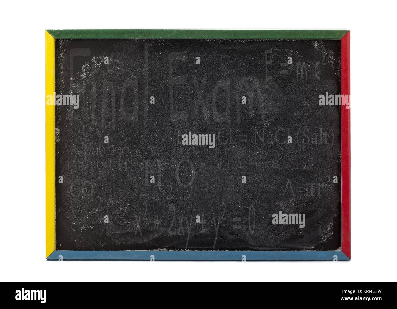 Chalkboard formulas not child Cut Out Stock Images & Pictures - Alamy