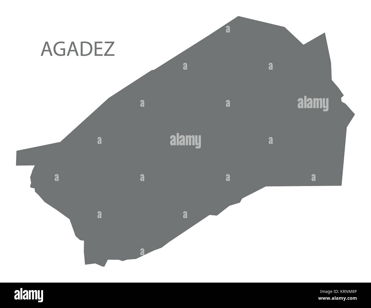 Agadez silhouette map hi-res stock photography and images - Alamy