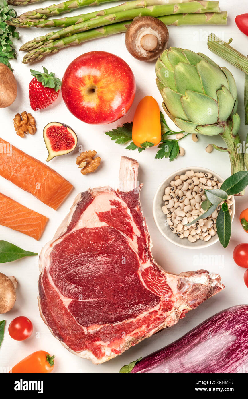 Fruit Vegetables Meat Fish High Resolution Stock Photography and Images