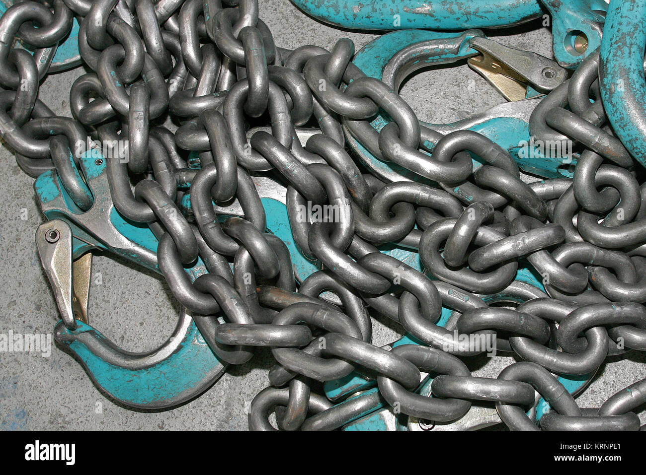 chain with snap hook Stock Photo Alamy