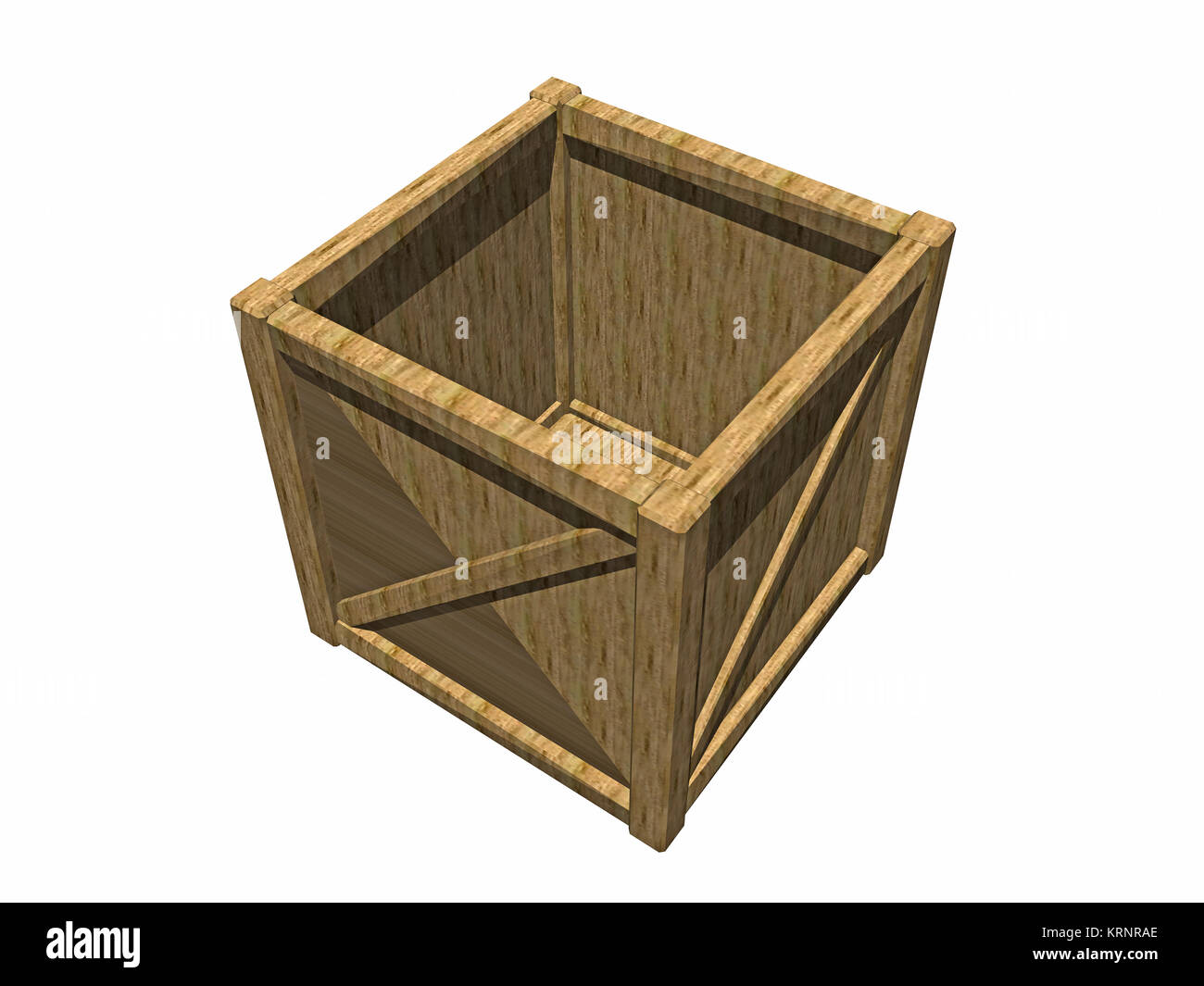 optional empty wooden box Stock Photo Alamy