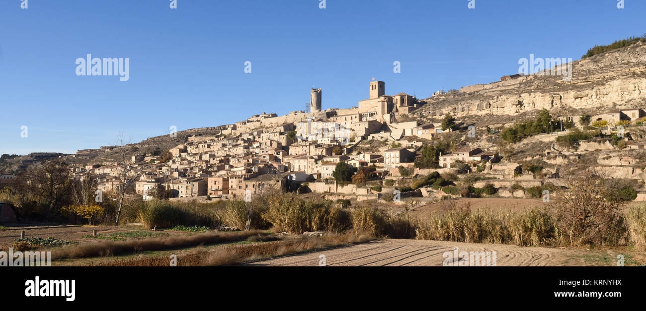 medieval town of Guimera in the Lleida province, Catalonia, Spain Stock Photo