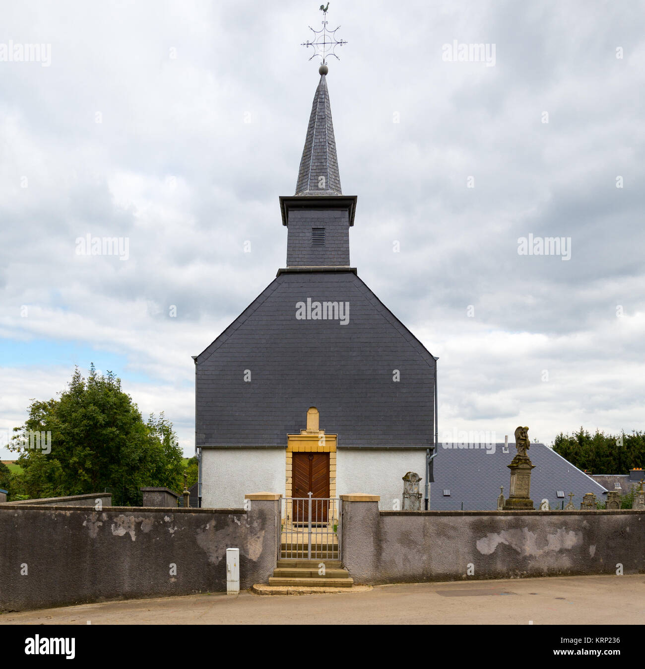 Church in Dahlem Stock Photo