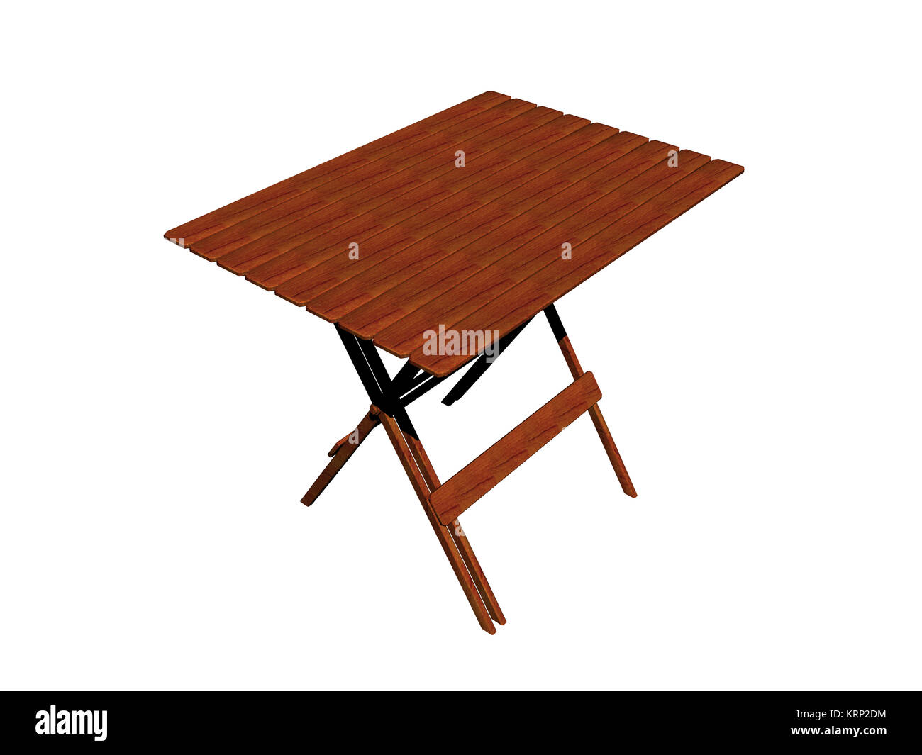 optional folding table Stock Photo