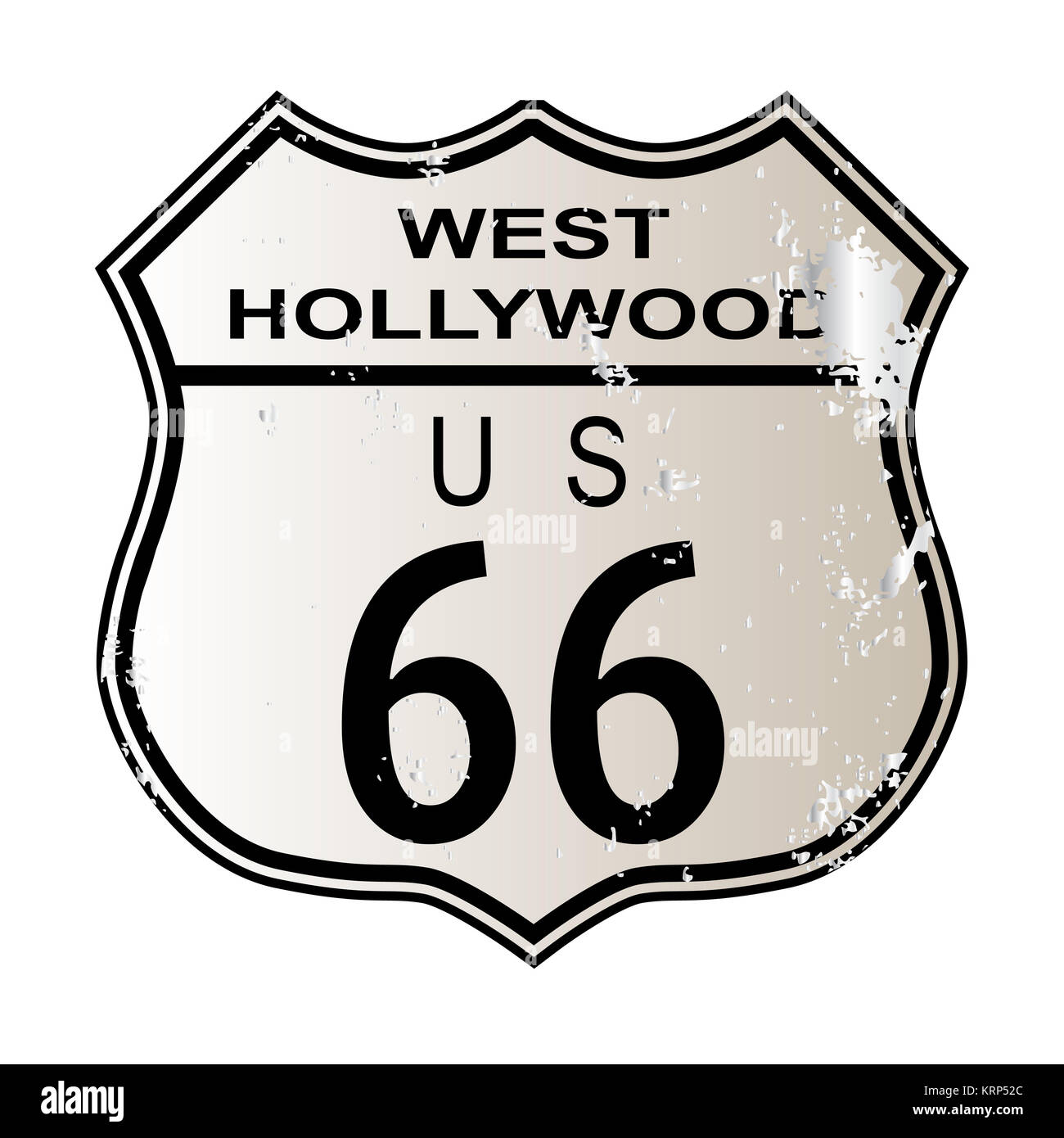 West Hollywood Route 66 Stock Photo Alamy