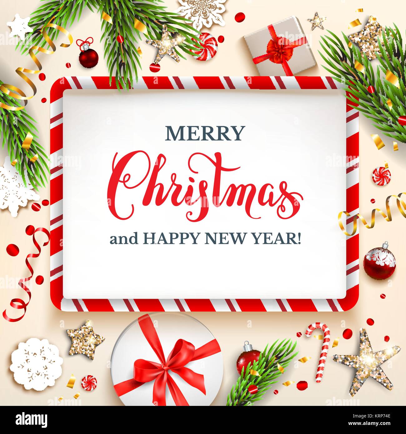 Holiday Light Cristmas card Stock Vector Image & Art - Alamy