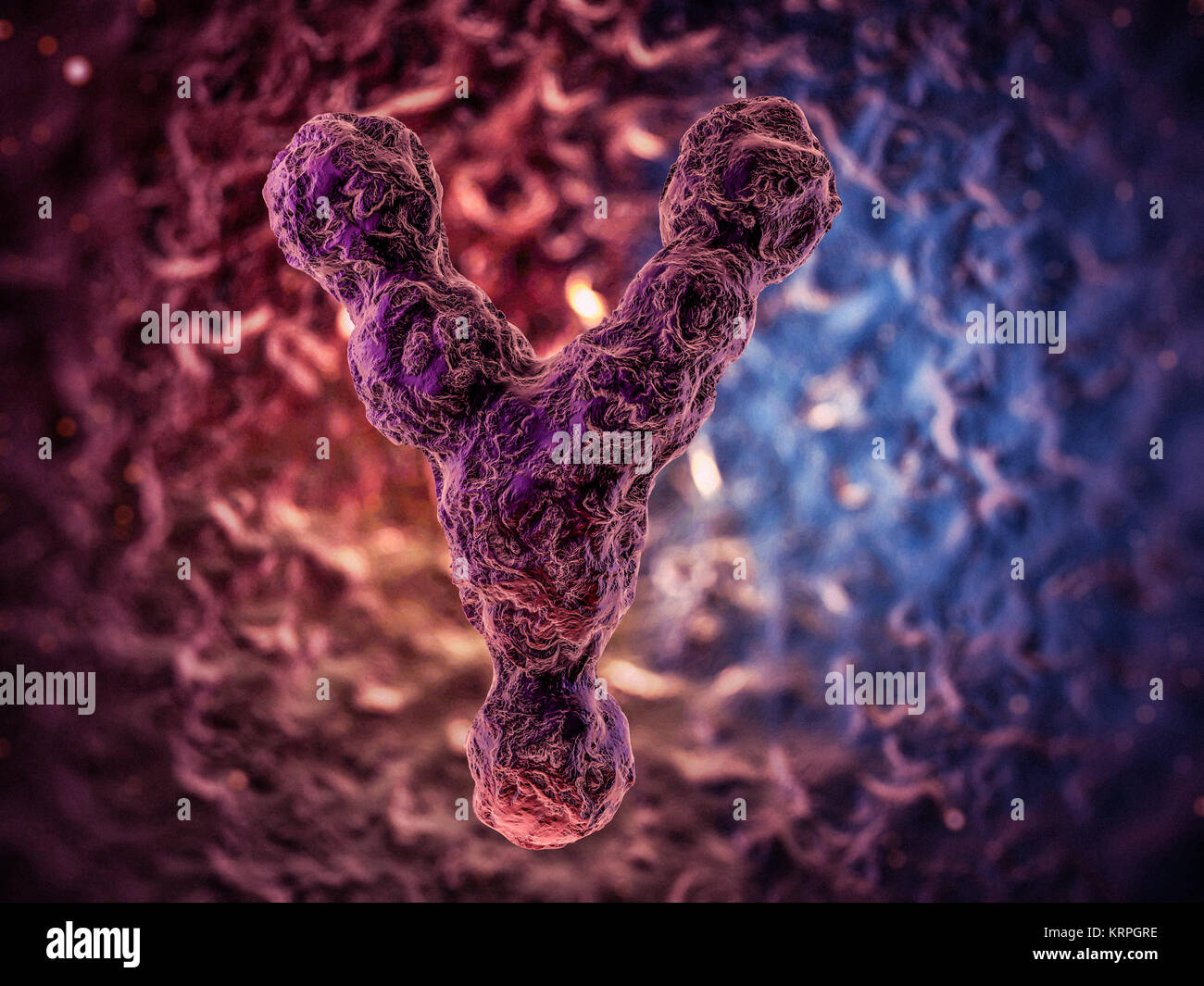 Chromosomes, gene mutation, genetic code 3D rendering Stock Photo