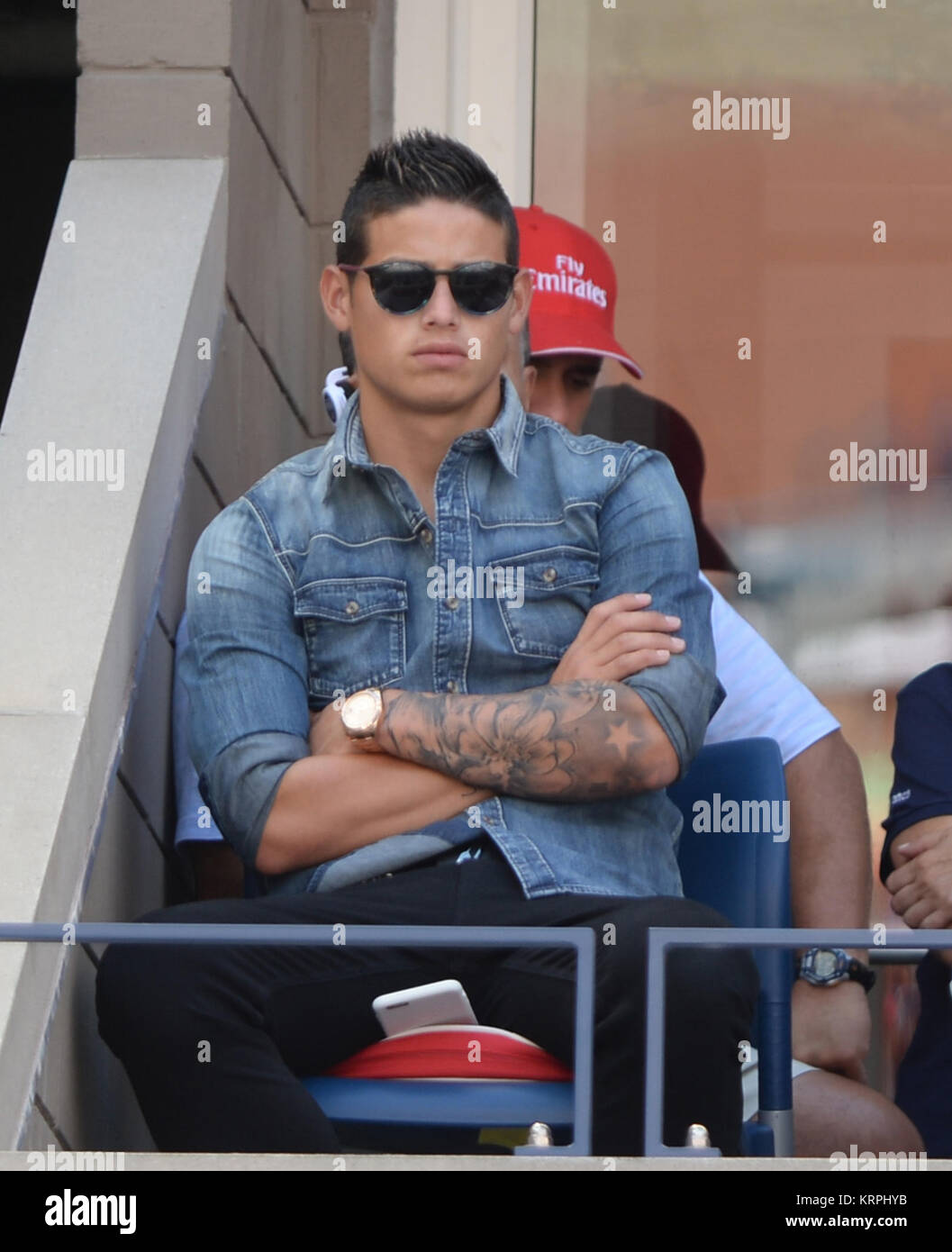 NEW YORK, NY SEPTEMBER 05 James Rodriquez on day six of the 2015 US