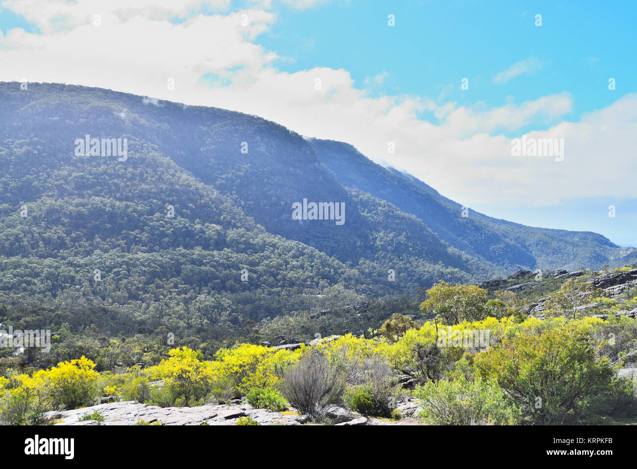 Australia Victoria, among the mountains of the Grampians National Park. Stock Photo