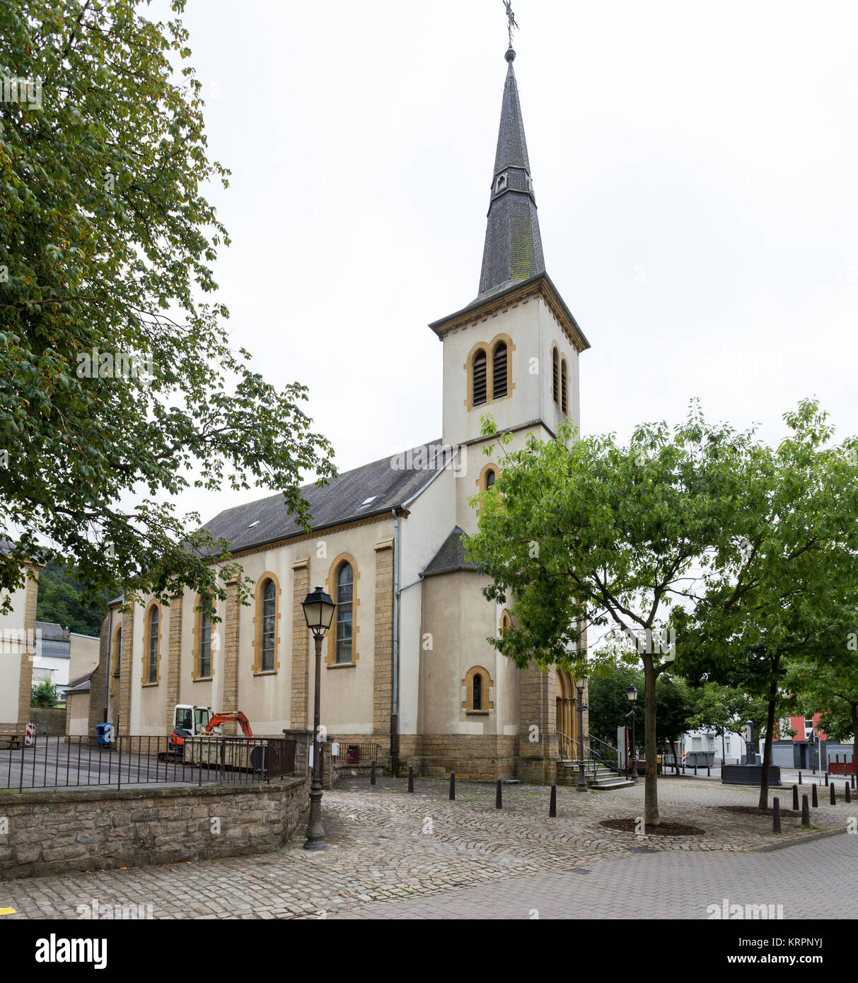 Church in Dommeldange Stock Photo Alamy