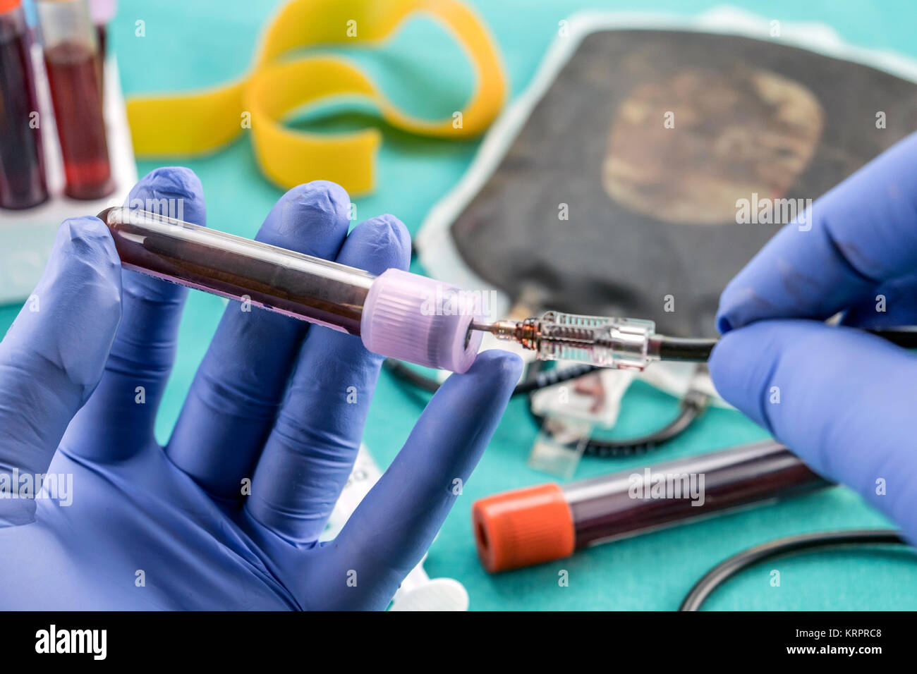 Blood Draw Doctor Needle Stock Photos & Blood Draw Doctor Needle Stock