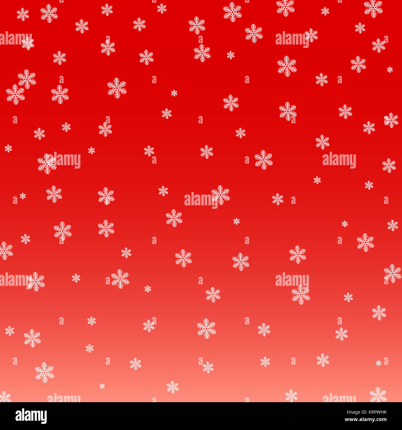 Christmas background. White snowflakes on a red Stock Photo - Alamy