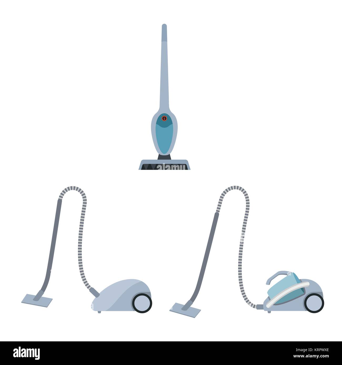 vacuum cleaners on a white background Stock Vector Image & Art - Alamy