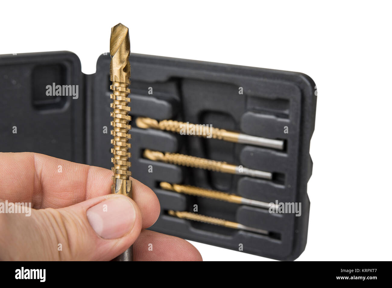 Drill routers for the wood work on the white background Stock Photo Alamy