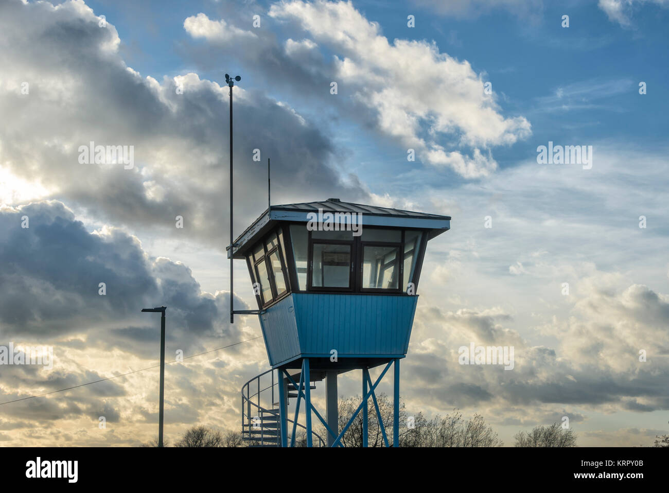 watch tower, command post. Stock Photo