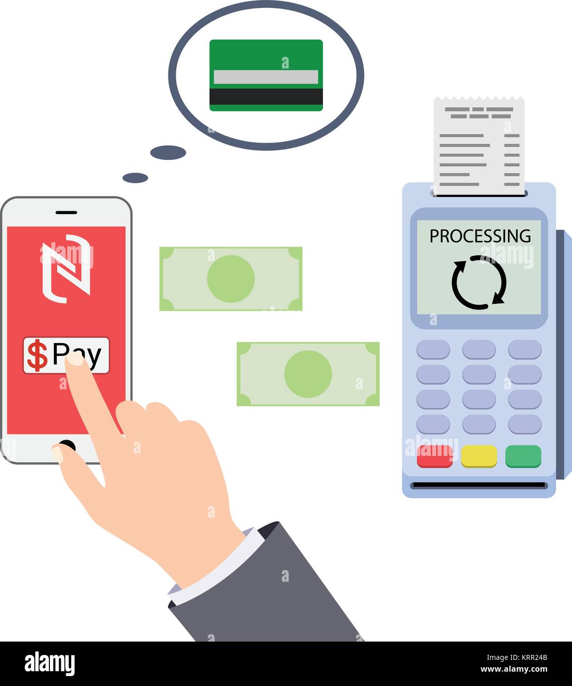 Payments processing hi-res stock photography and images - Alamy
